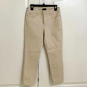NYDJ Tan CLARISSA  Ankle pants 4P